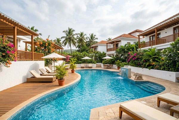 Cedar - modern 1bhk w/pool, gym, games zone