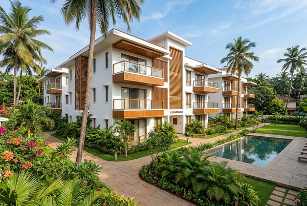 Cedar - modern 1bhk w/pool, gym, games zone