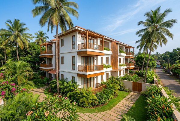 Woodwind cosy 1 bhk greenery view w/pool+game